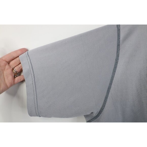 Vintage Patagonia Capilene Mens Large Spell Out Thermal Knit T-Shirt Gray USA - Picture 8 of 15